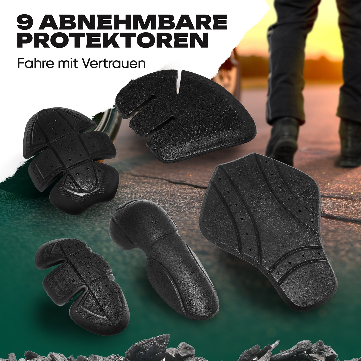 Kevlar Anzug Schwarz